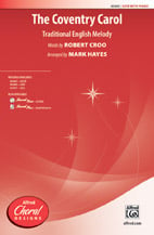 The Coventry Carol SATB choral sheet music cover